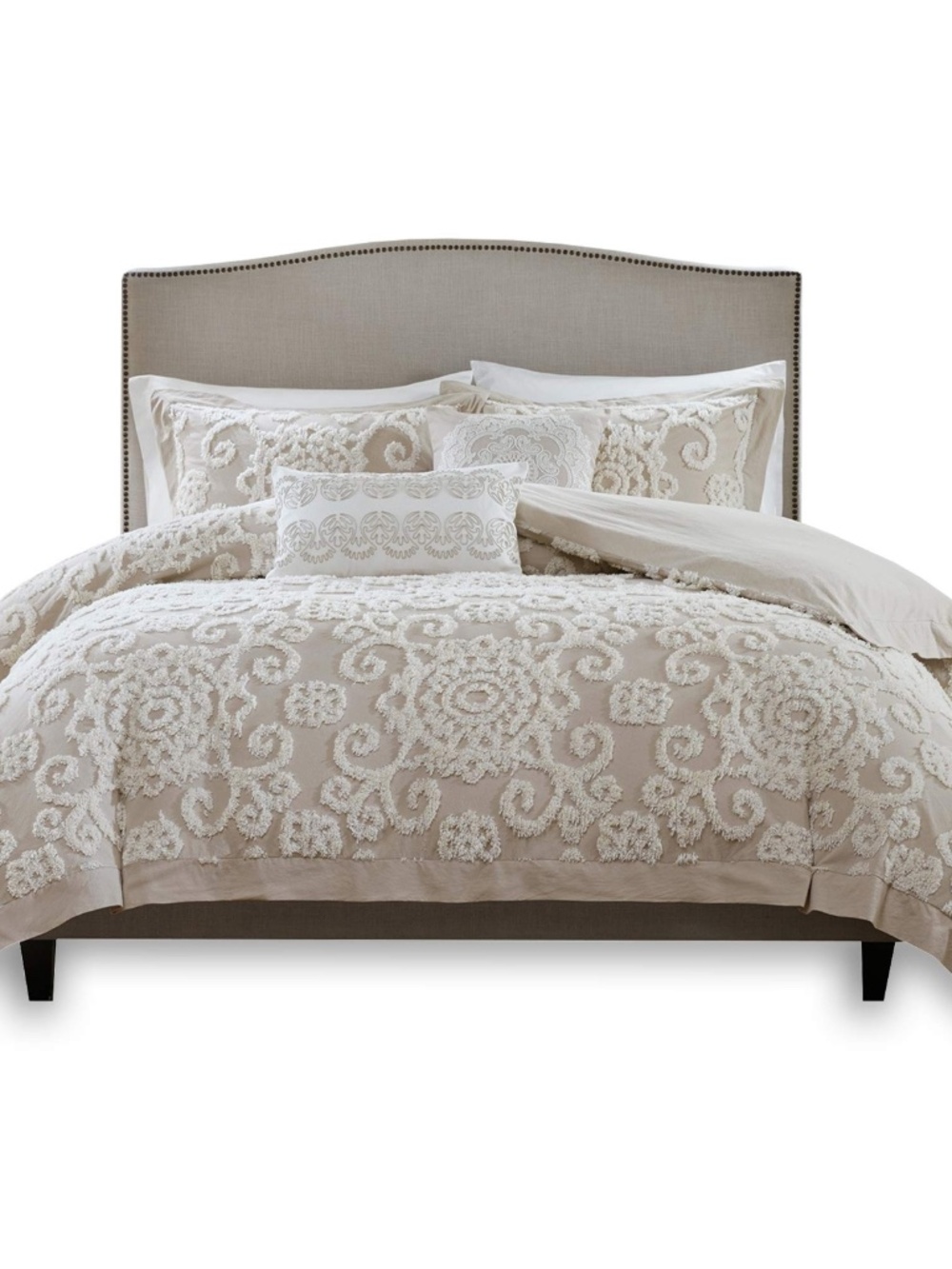 Harbor House 100% Cotton Duvet Set - Trendy Tufted Textured Design
